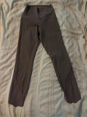 Lululemon Athletica Wunder Under Scalloped Hem high-rise performance crops size